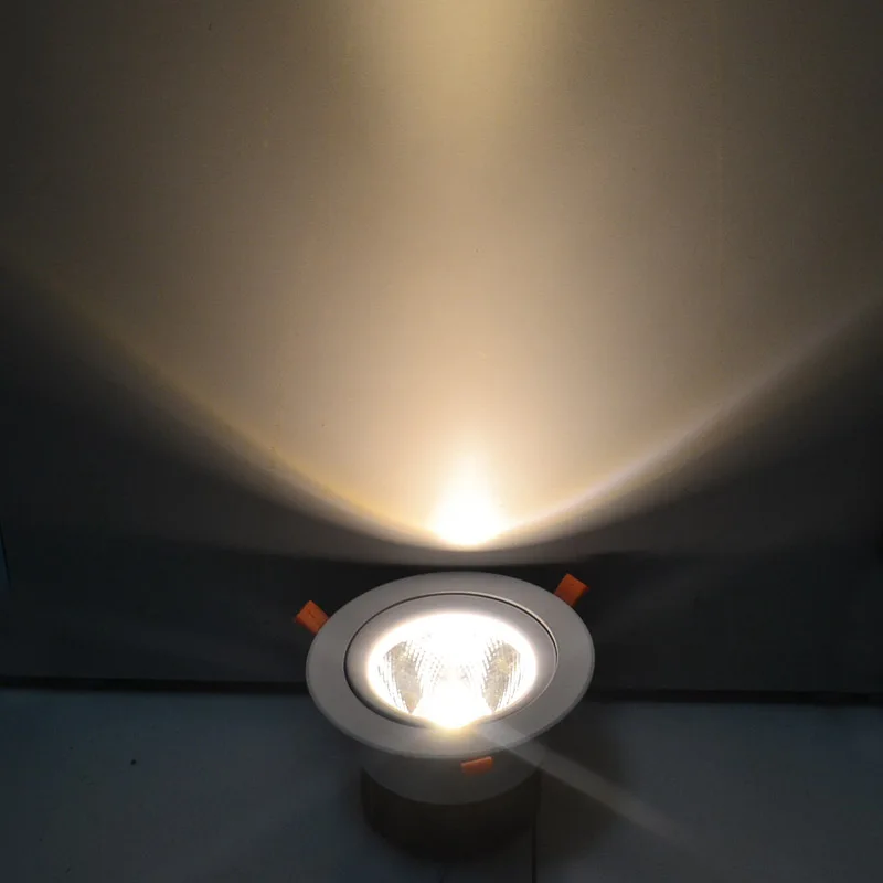 

Dimmable LED Downlight 20W 30W AC85-265V very bright LED COB chip canister light embedded ceiling white/warm white