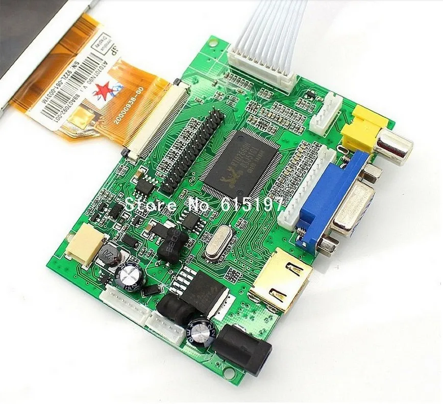INNOLUX 7 дюймовый сенсорный жк дисплей Raspberry Pi TFT монитор AT070TN90 с комплектом
