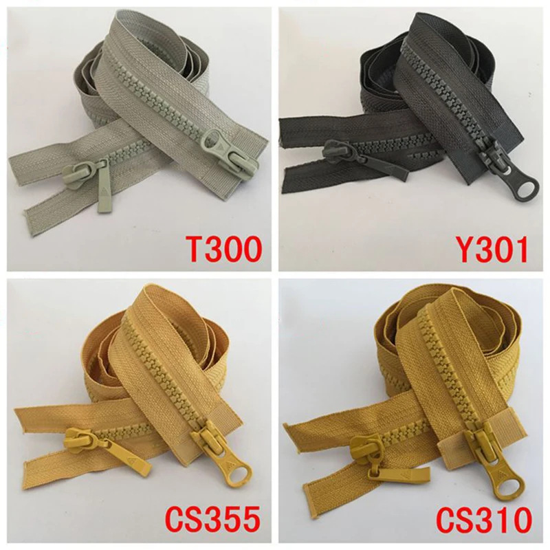 Meetee 5 шт. 80 см 5# Многоцветный резиновый двойной открытый хвост молния Сделай Сам пуховик Домашний текстиль Одежда ручная вышивка двойная голова молния