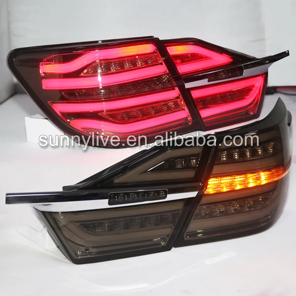 Для TOYOTA Camry Aurion camry V55 светодиодный задний фонарь дымчато черный|smoke led|camry v55toyota |