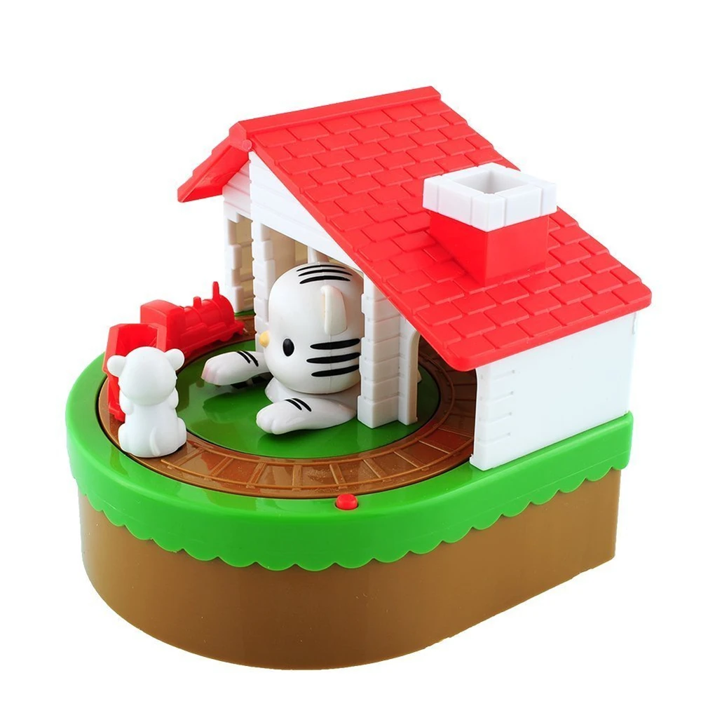 Sutakora Кот и Мышь Piggy Bank Китти игры монет банка котенок Мони горшок экономии коробка