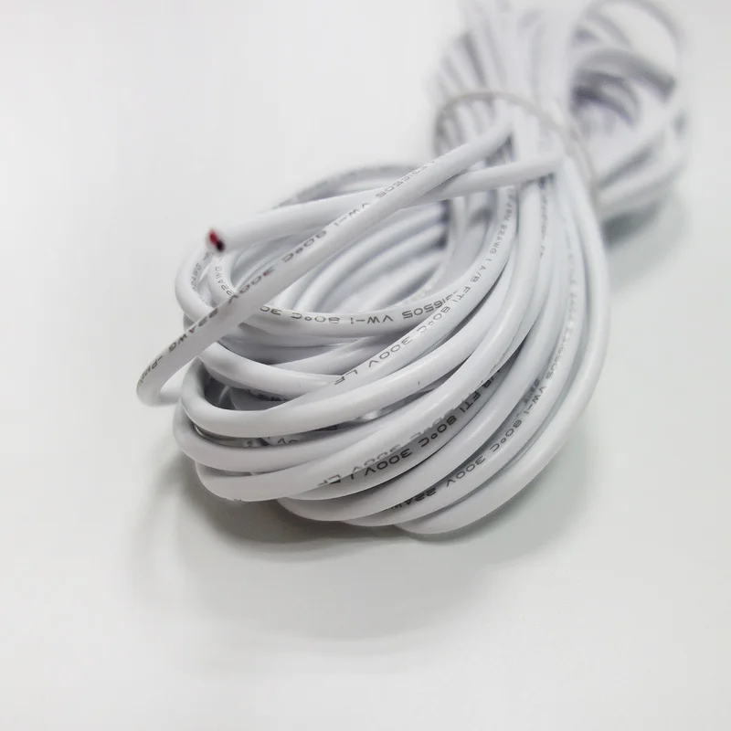 5 м 10 м 20 м 2Pin 3Pin 4Pin 5Pin 18AWG 20AWG 22AWG электрический провод кабель-удлинитель для Светодиодные ленты светильник