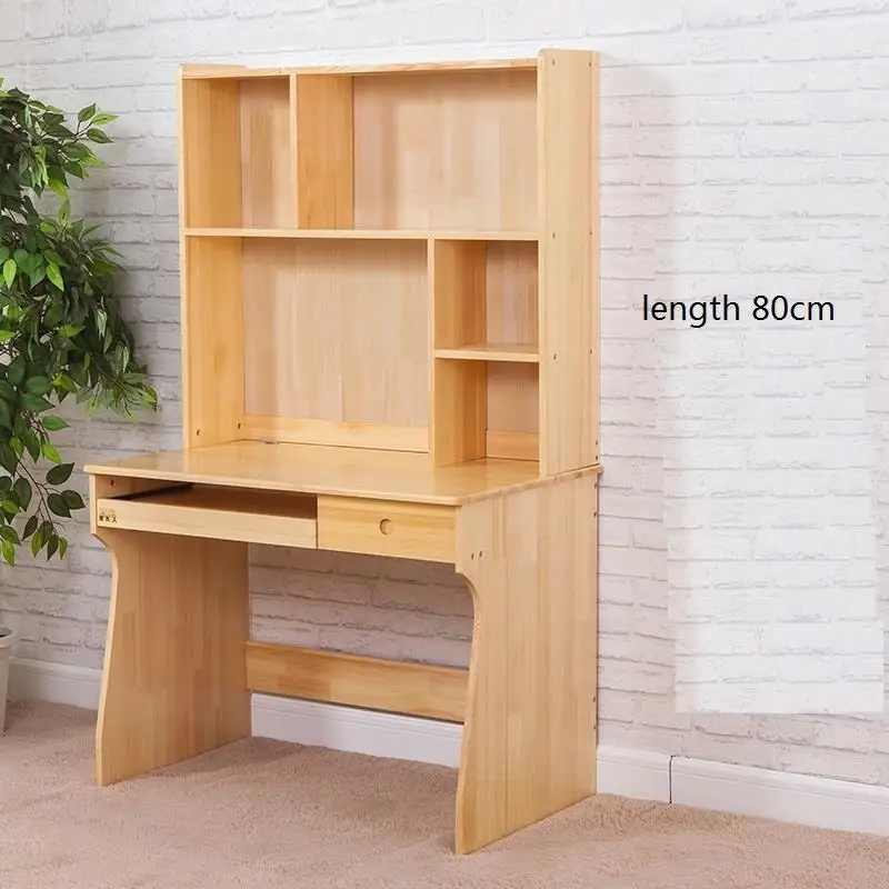 Scrivana Mesa Para ноутбук Escritorio Mueble Tisch винтажная деревянная Настольная компьютерная подставка для ноутбука стол с книжной полкой