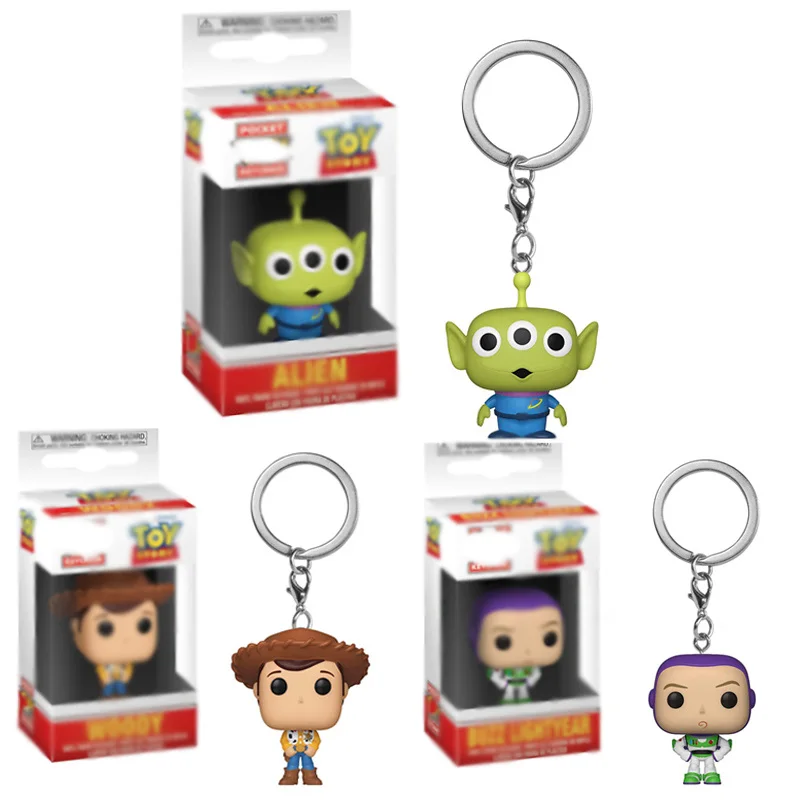 Funko POP брелок игрушка История 4 древесный инопланетянин Базз Лайтер собака Спиралька ПВХ фигурка Коллекционная модель игрушки для chlidren