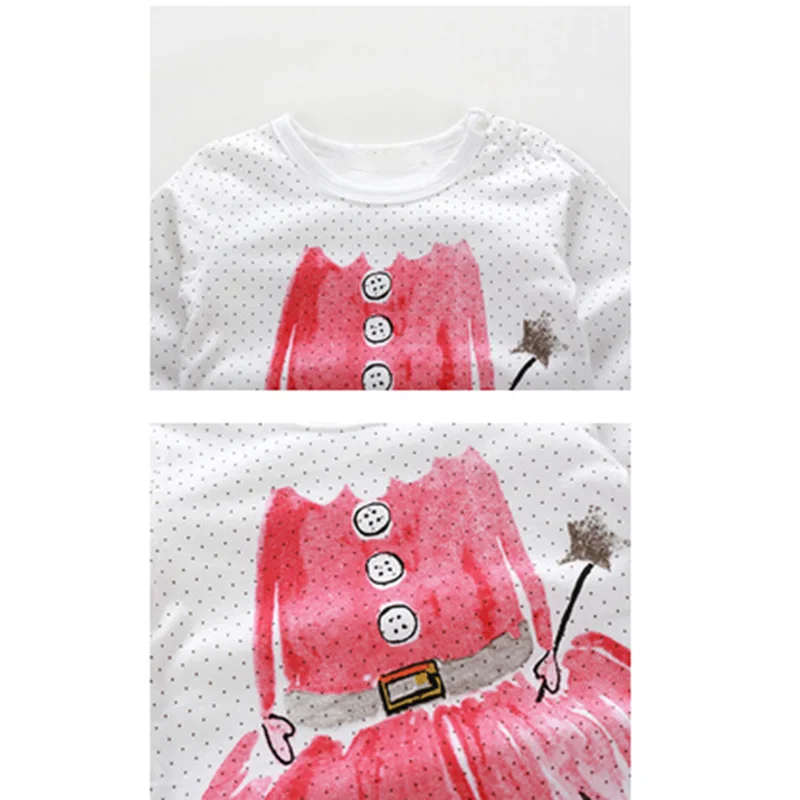Осень Милый Ребенок Мальчик Девочка Одежда Горошек Длинным Рукавом One Piece Romper