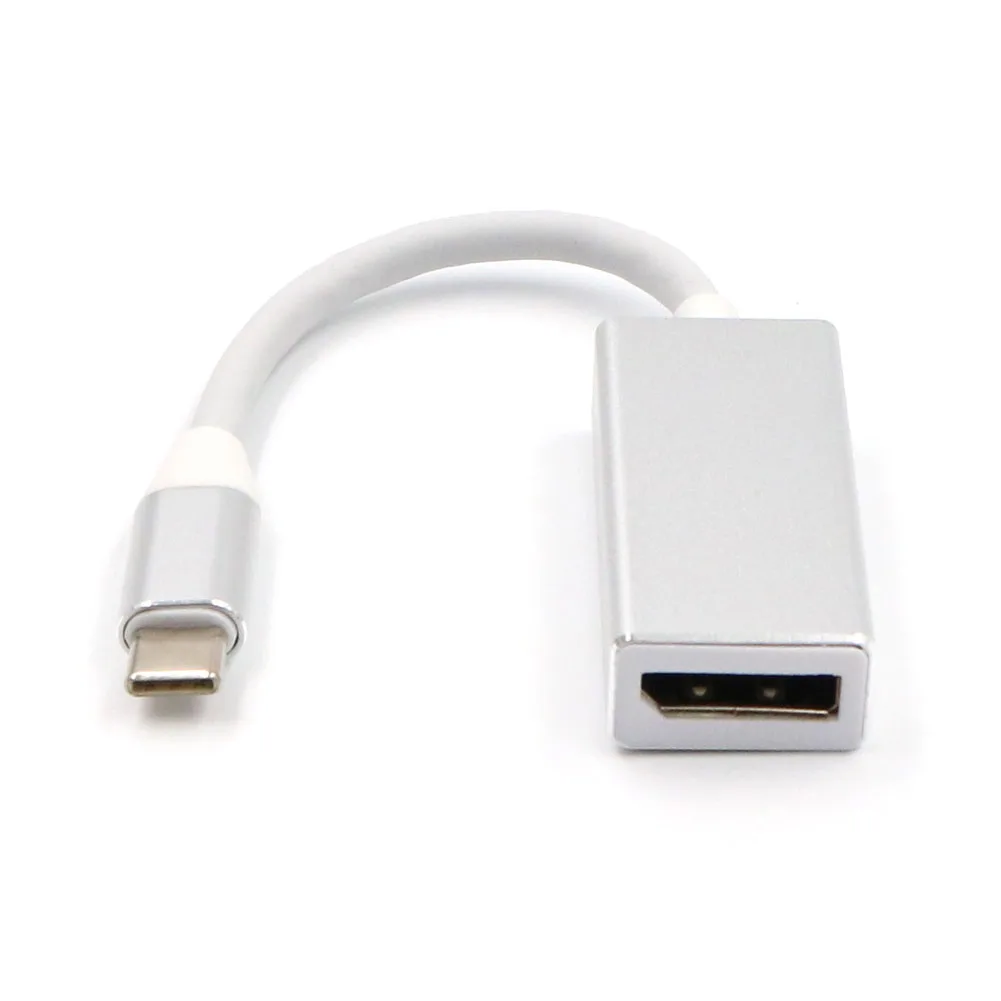 Горячая USB C 3 1 Тип к DP адаптер Поддержка 4K мужчин и женщин HDTV конвертер кабель для