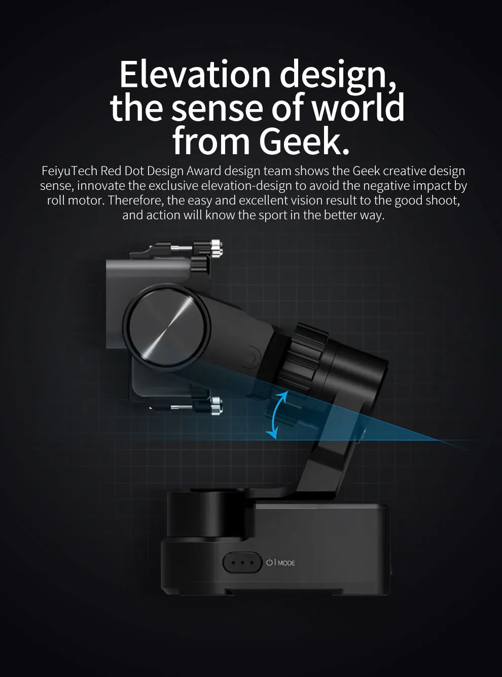 FeiyuTech WG2X 3-осевой переносной карданный брызгозащищенное стабилизатор для экшн-камеры GoPro Hero 7 6 5 4 sony RX0 YI 4K SJCAM AEE экшн Камера