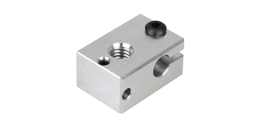 LERDGE 3d принтер аксессуар алюминиевый V6 тепловой блок для RepRap экструдер для HT-NTC100K HotEnd нагреватель Горячий Конец нагрев 1 шт