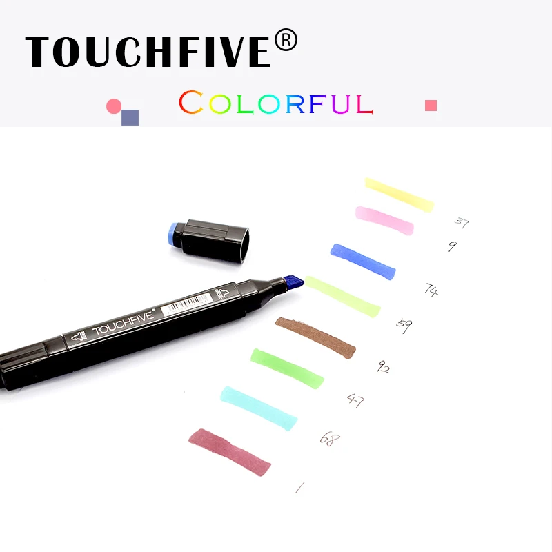 30 шт. Маркеры Ручка TOUCHFIVE Находчивый Маркер Finecolour маркеры рисунок фломастерами офисные ручки для школы студенты поставки