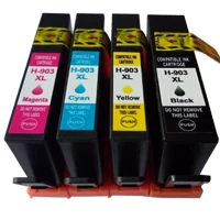 1 Set - 4pcs Новое обновление 903 903XL совместимый чернильный картридж для hp Officejet Pro 6950 6960 6961 6963 6964 все-в-одном принтер, hp 903XL 907XL - Цвет: 1 Set - 4pcs