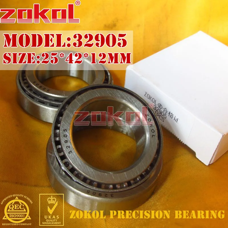 Подшипник zokol 32905 2007905E конический роликовый подшипник 25*42*12 мм|bearing bearing|bearing roller
