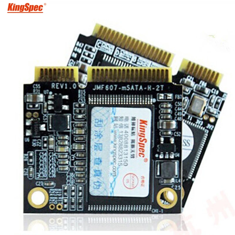 ACSC2M064mSH Kingspec pcie SSD половина mSATA 64 ГБ SATA II/III модуль ssd твердотельный жесткий диск msata