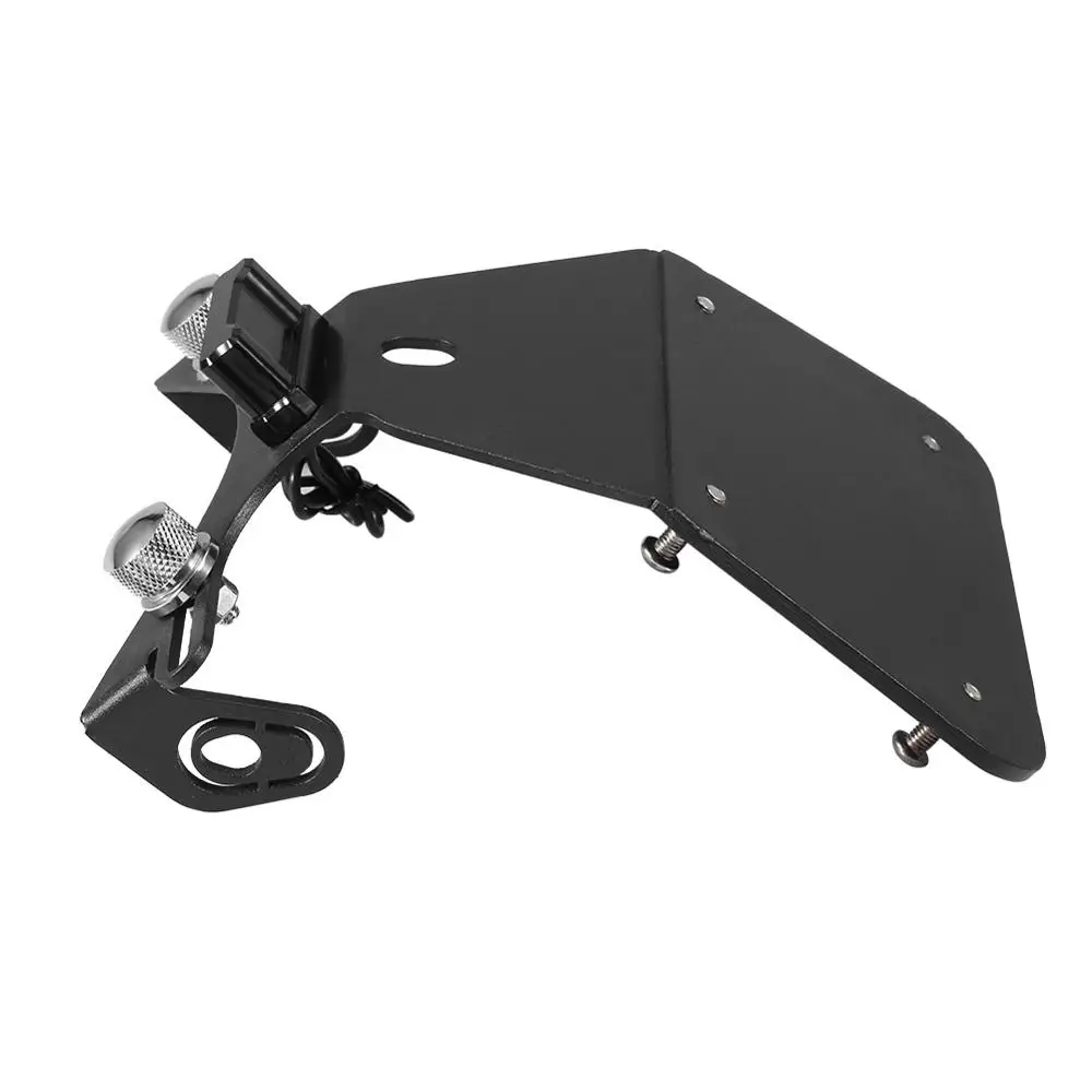

Motorcycle License Plate Holder with LED Light Can be used as a fender eliminator, fit for Yamaha YZF-R3 2015-2018