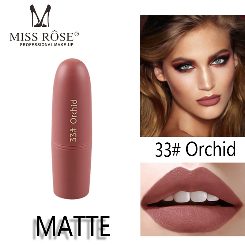 Miss Rose матовая губная помада 24 цвета карандаш водостойкая долговечная Татуировка