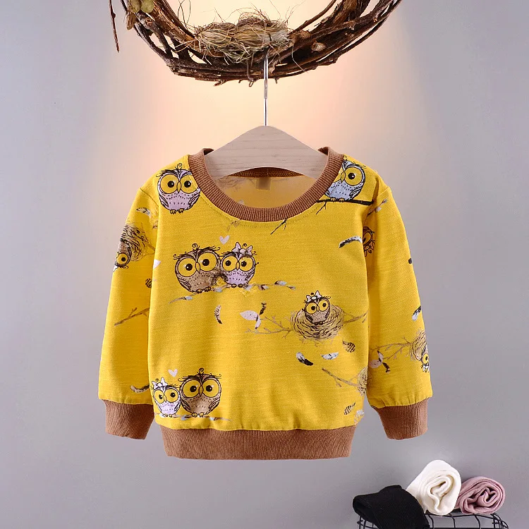 Детские футболки для маленьких мальчиков и девочек на осень весну хлопковые топы