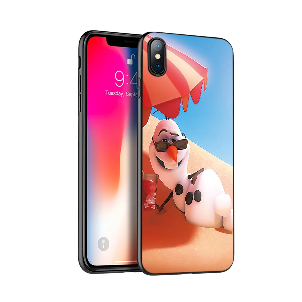 15333 Черный чехол ТПУ для iphone 5 5s se 6 6s 7 8 plus x 10 чехол силиконовый чехол для iphone XR XS 11 pro MAX чехол Олаф - Цвет: 15333