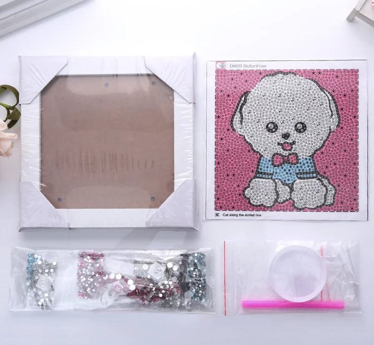 Санта Клаус Мультфильм алмаз рисования раскраска Стикеры ручной работы DIY