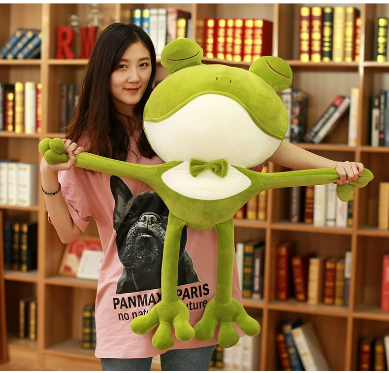 Children Plush Stuffed Toy Baby Kid Christmas Birthday Gift Cute Green Frog 50cm | Игрушки и хобби