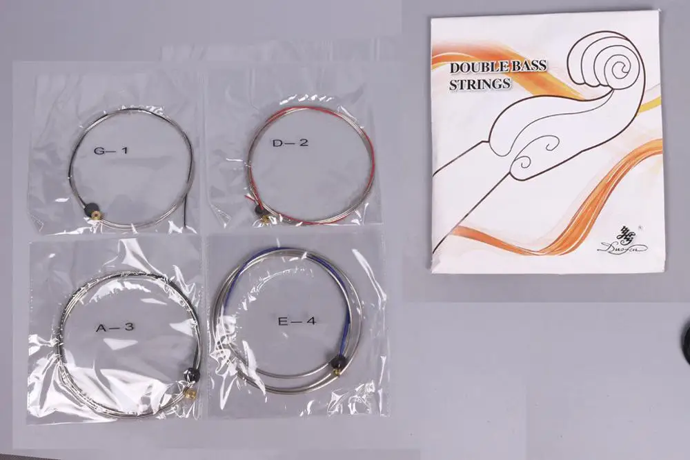 

2 set 3/4 4/4 Upright double bass String Steel String Bass Parts accessory