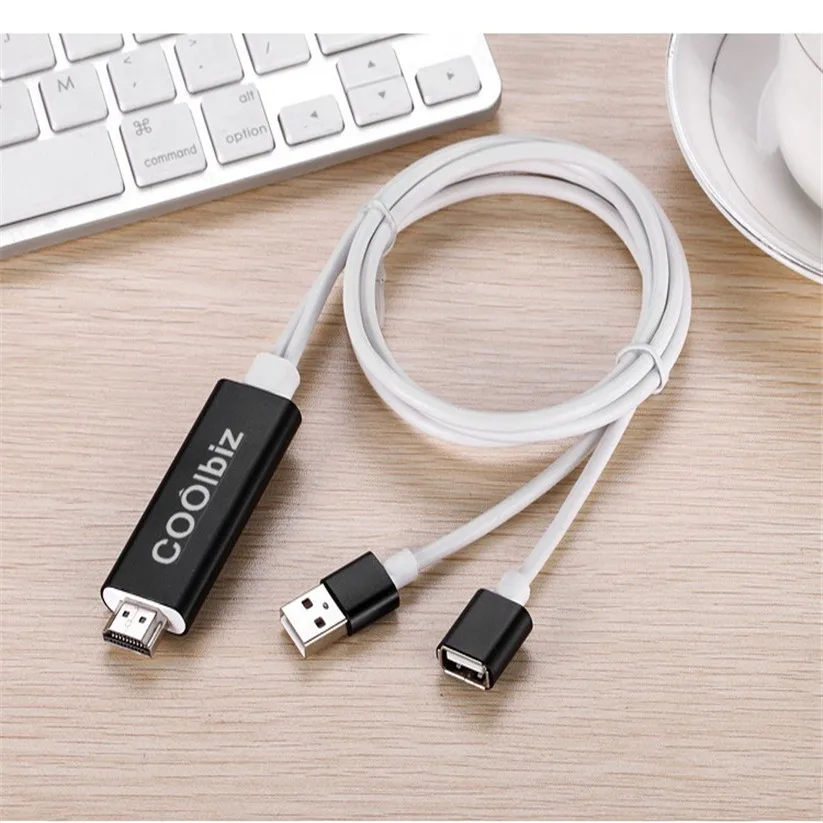 Адаптер Lightning на HDMI Del 1080P Кабель адаптер для iPhone td831 Прямая поставка|to hdmi|cable adaptorhdmi