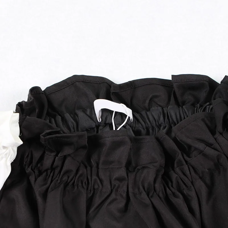 Женское мини-платье с открытыми плечами TWOTWINSTYLE летнее белое Короткое