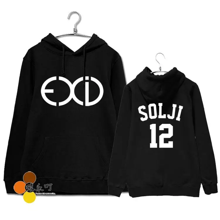 Осенне зимний пуловер с логотипом kpop exid именем члена толстовки для фанатов