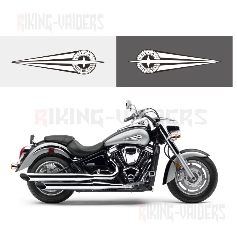 Наклейки с изображением Креста и звезд виниловые наклейки для Kawasaki Vulcan VN1500 VN1600