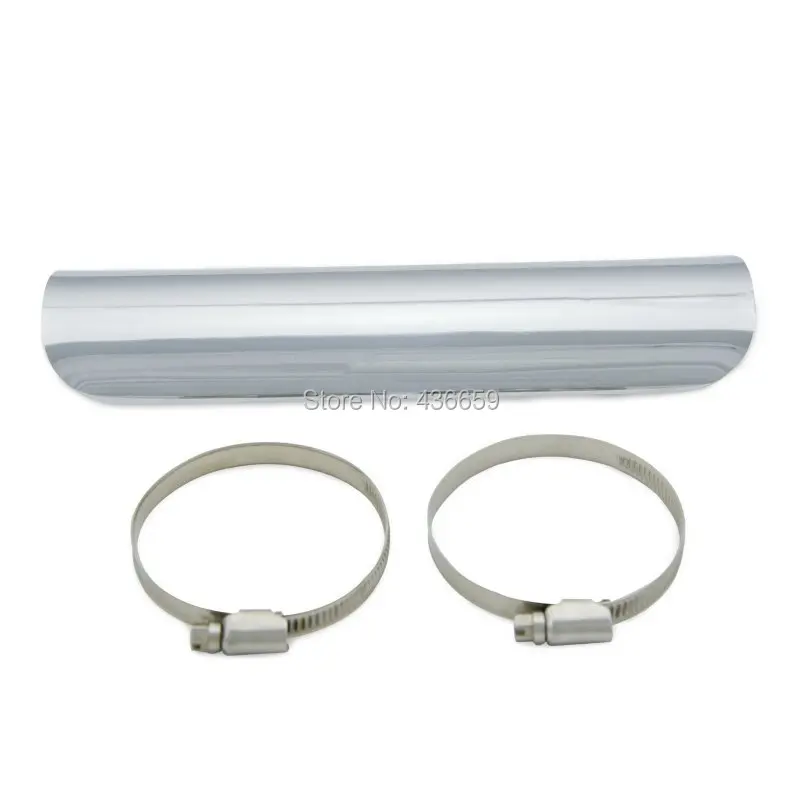 Новинка хромированный тепловой экран для выхлопной трубы Honda Shadow 600 1110 VTX1300 XTX1800