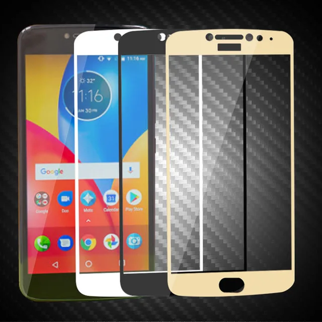 3D закаленное стекло для Motorola Moto E4 Plus полное покрытие экрана Взрывозащищенная