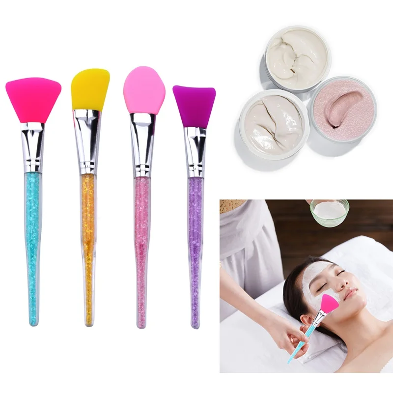 Силиконовая маска высокой прочности стразы щетка мягкая фотография