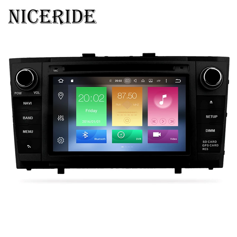 Автомагнитола с IPS экраном Android 8 0 DVD GPS навигацией мультимедийный плеер для Toyota