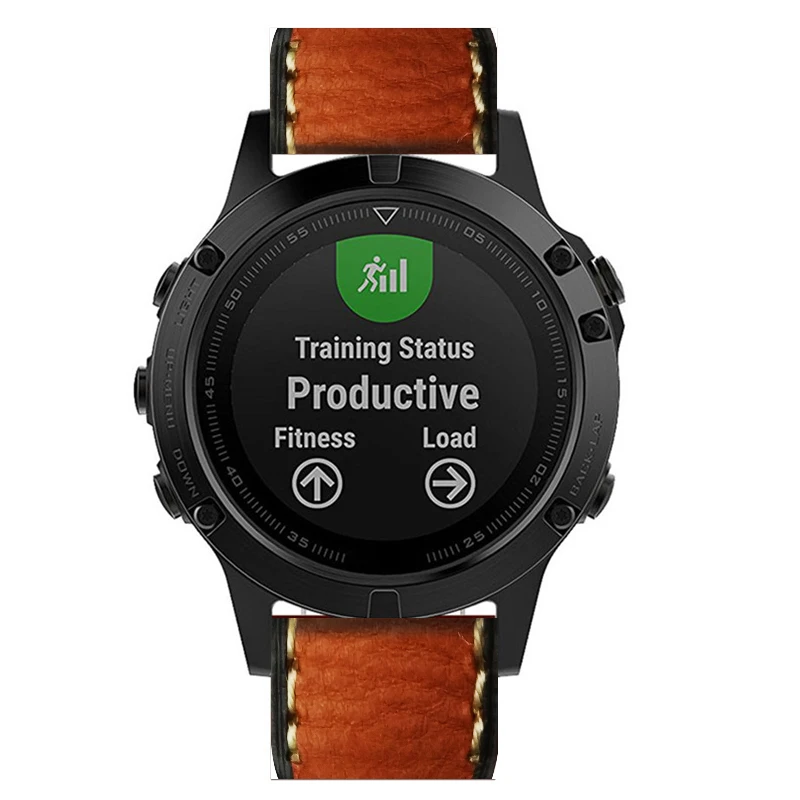Ремешок из натуральной кожи для наручных часов Garmin Fenix 5 GPS 7 сентября|Ремешки