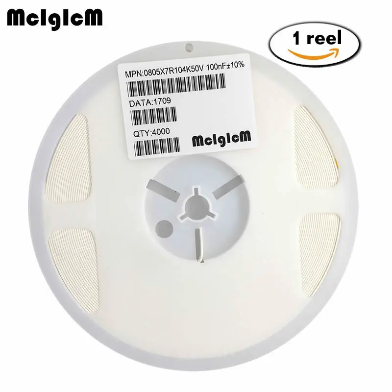 MCIGICM 0805 smd керамический конденсатор 100pf 47pf 10pf 10nf 1nf 100nf комплект конденсаторов 0.5pF 47