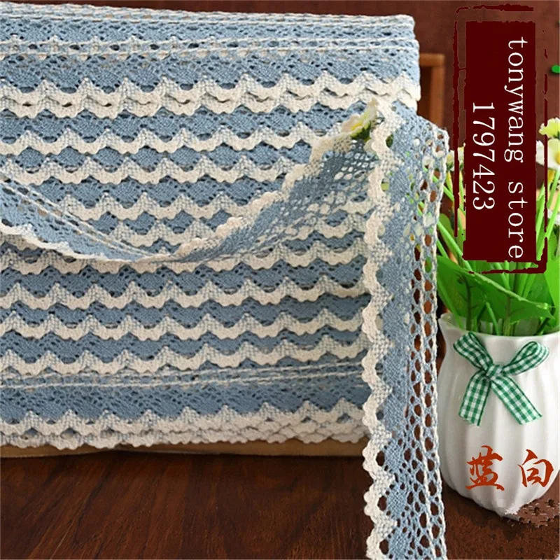 

Free shipping Hot selling 60yards/lot Width 3CM Pure cotton lace accessories diy accessories lace