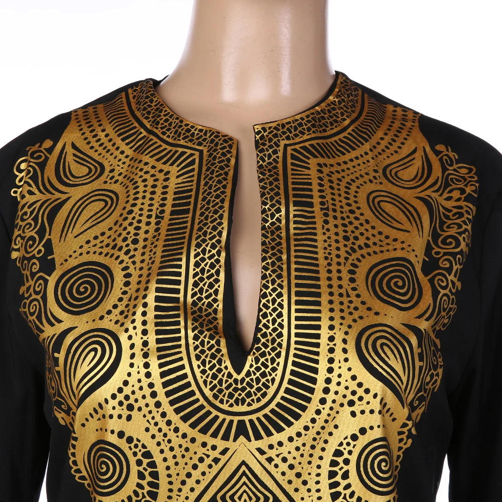 Африка Женская одежда в африканском стиле Dashiki традиционный длинная рубашка