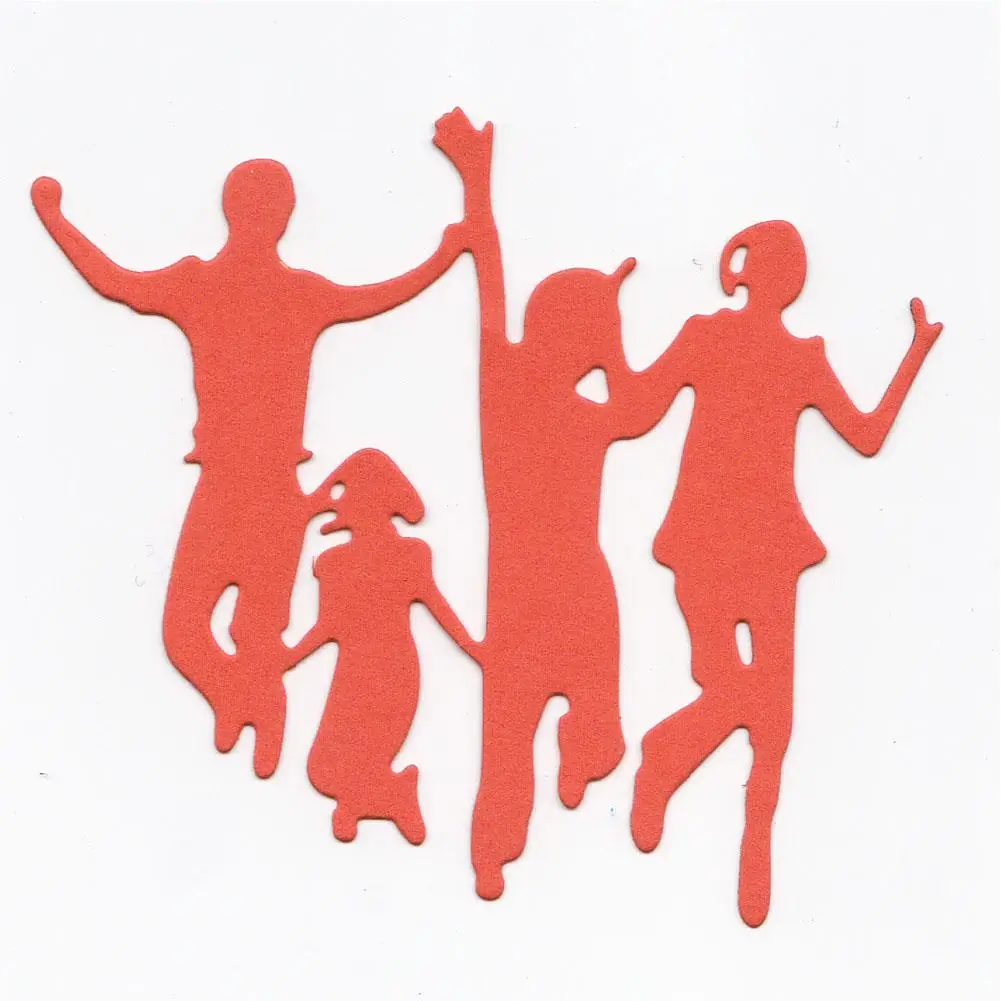 Карнавал толпы углеродистой стали резки рождественские украшения скрапбук 2020