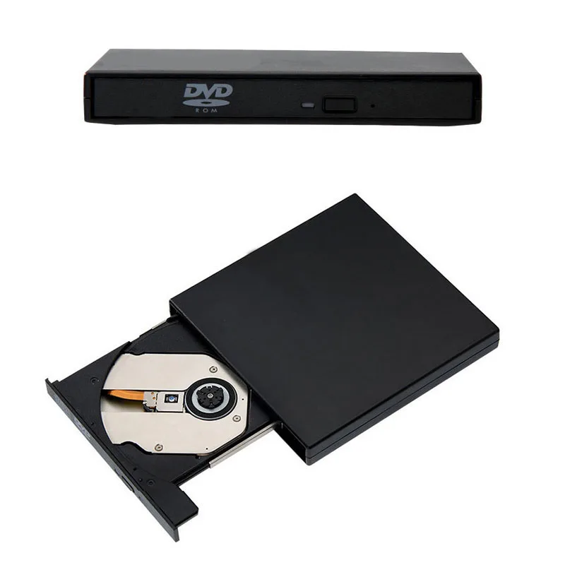 Ультра тонкий внешний USB 2 0 Слот-в DVD-RW CD-RW CD-плеер драйвер писатель для ПК SD998 |