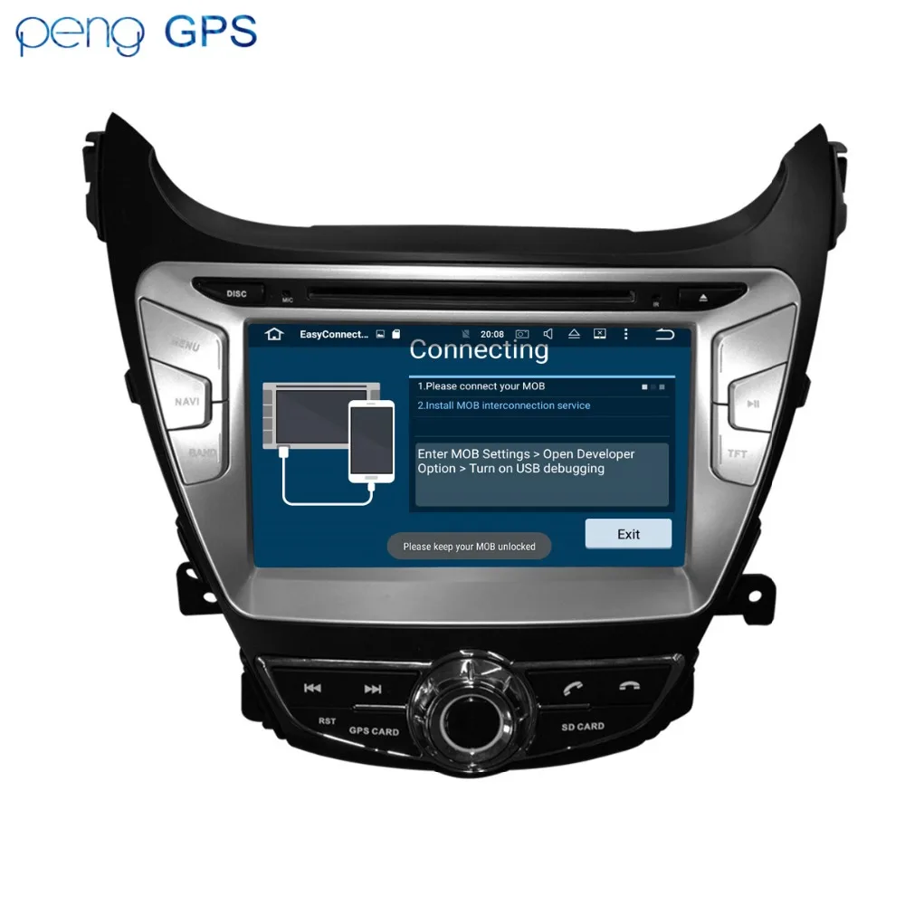 Автомобильный стерео Android 8 1 для hyundai Elantre 2011 2013 навигации в автомобиле gps