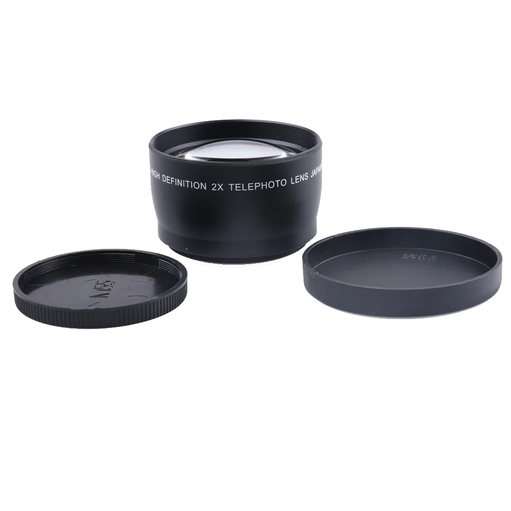 Lightdow 55 мм 2.0x связаны телеобъектив для sony Альфа A77 A280 A290 A380 A390 A580 A590 A200 A230 фирменнй переходник для объектива Canon 18-55 мм Камера объектив