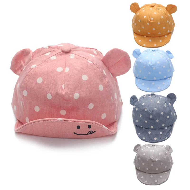 Точка Детские Шапки Новая Девушка Мальчики Cap Летние Шляпы Для Boy Младенческой