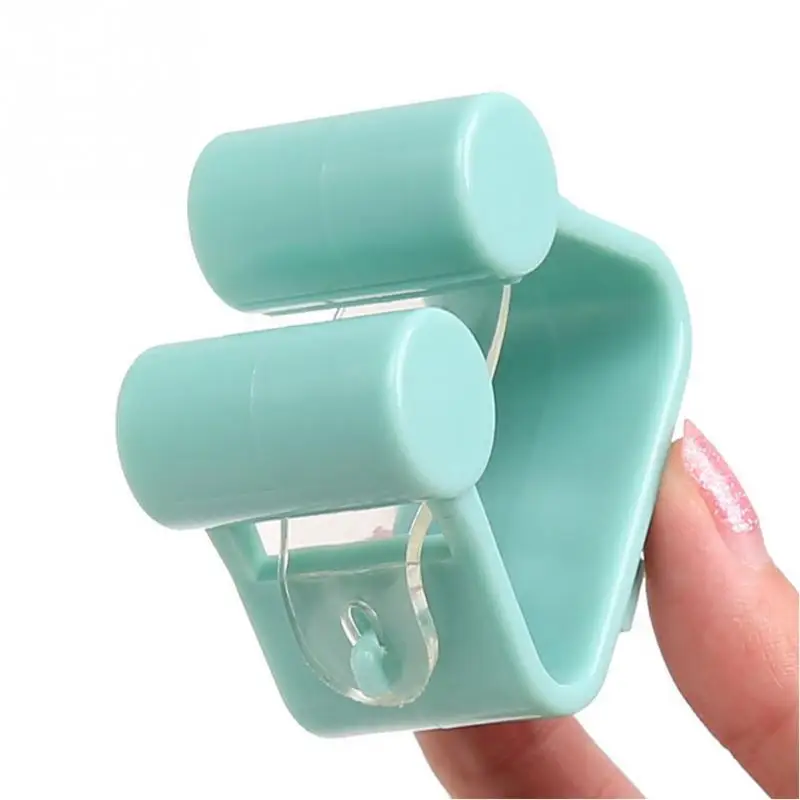 

10PC Wall Mounted Mop Rack Hook Bathroom Sticky Hanger Clip Shelf Holder Home Kitchen Storage Holders Racks Shelves for Wall