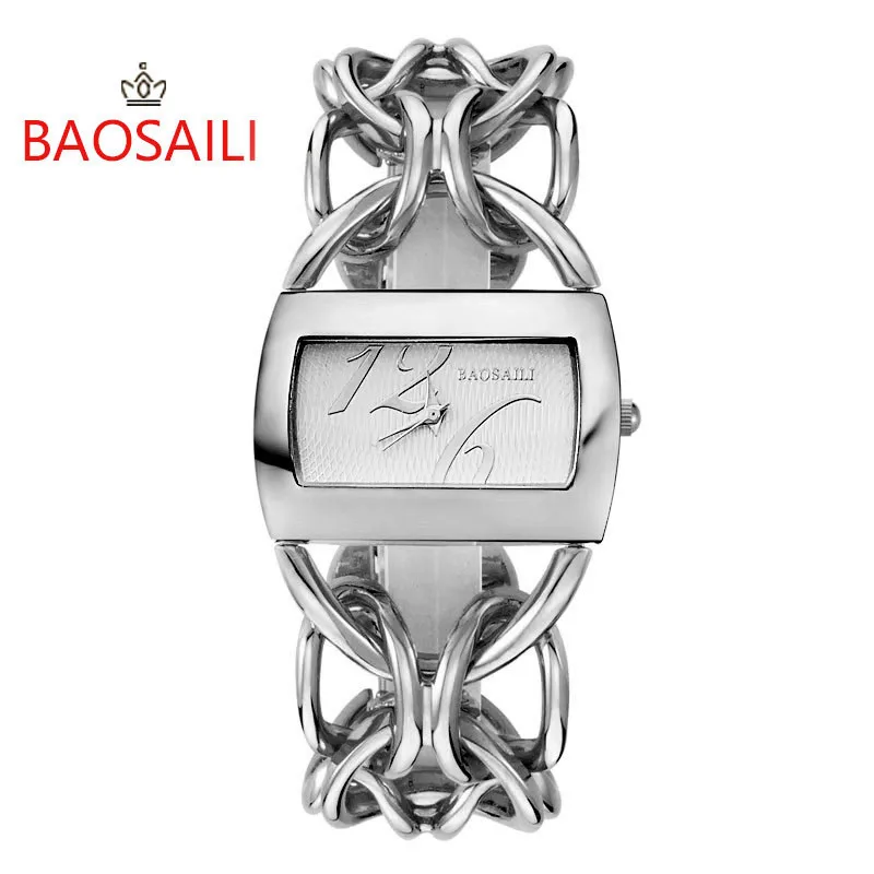 BAOSAILI Фирменная Новинка модные женские туфли Элитный бренд часы цепи женское