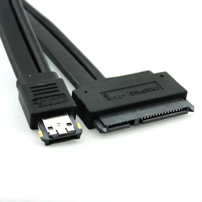 Кабель eSATAp для жесткого диска 2 5 &quot3 5&quot 50 см 100 двойной разъем питания 12 В и USB 0 combo