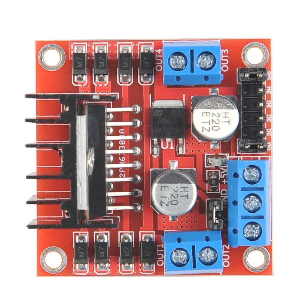 L298n шаговый двигатель контроллер платы двойной H Мост модуль для Arduino