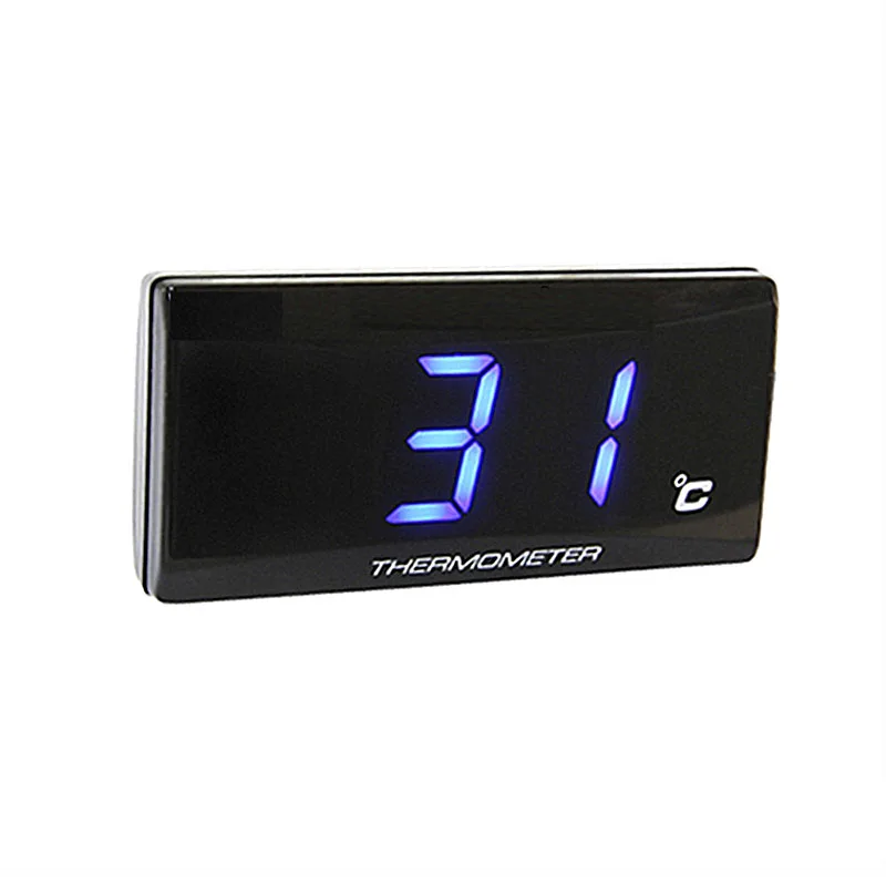 Biue Thermometer Электроника для мотоциклов PTC термометр для воды, датчик, датчик для мотора, датчик температуры воды, адаптер для большинства скутеров ATV - Цвет: Biue Thermometer
