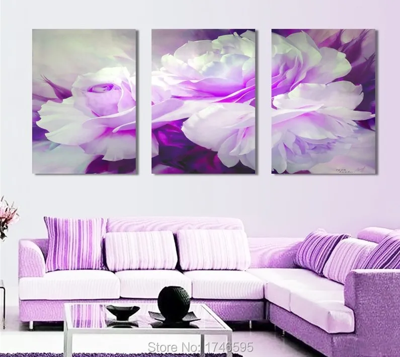 Большие размеры 3 шт. Современная Гостиная дома декоративные настенные искусстве