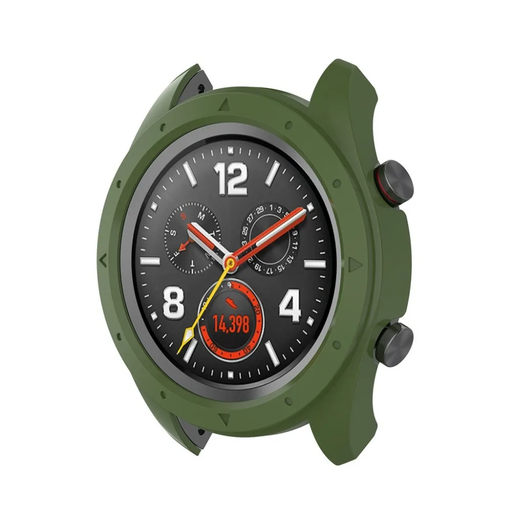 Чехол из поликарбоната защитный чехол с силиконовой рамкой для Huawei Honor Watch Magic Tracker
