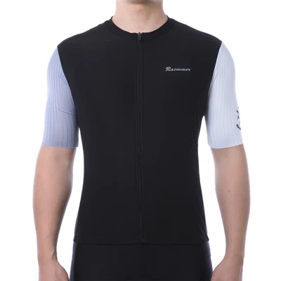 Racmmer Мужская велосипедная майка PRO AERO с коротким рукавом, Майо Ciclismo Hombre, Mtb, велосипедная майка, Черная майка - Цвет: PIC COLOR