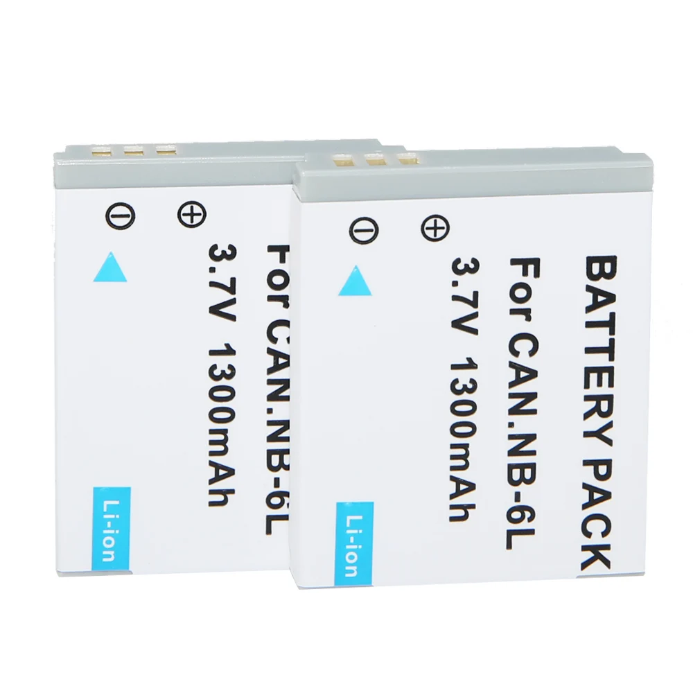 

AOPULY 2Pcs NB6L NB-6LH NB-6L Digital Battery for Canon PowerShot SX520 HS SX530 SX600 SX610 SX700 SX710 IXUS 85 95 200 210 105