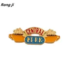 Новый Модный чехол с рисунком из ТВ-шоу, брошь с застежкой, косплей ювелирные изделия Центральная кофейня Кофейня застежки-молнии подвески